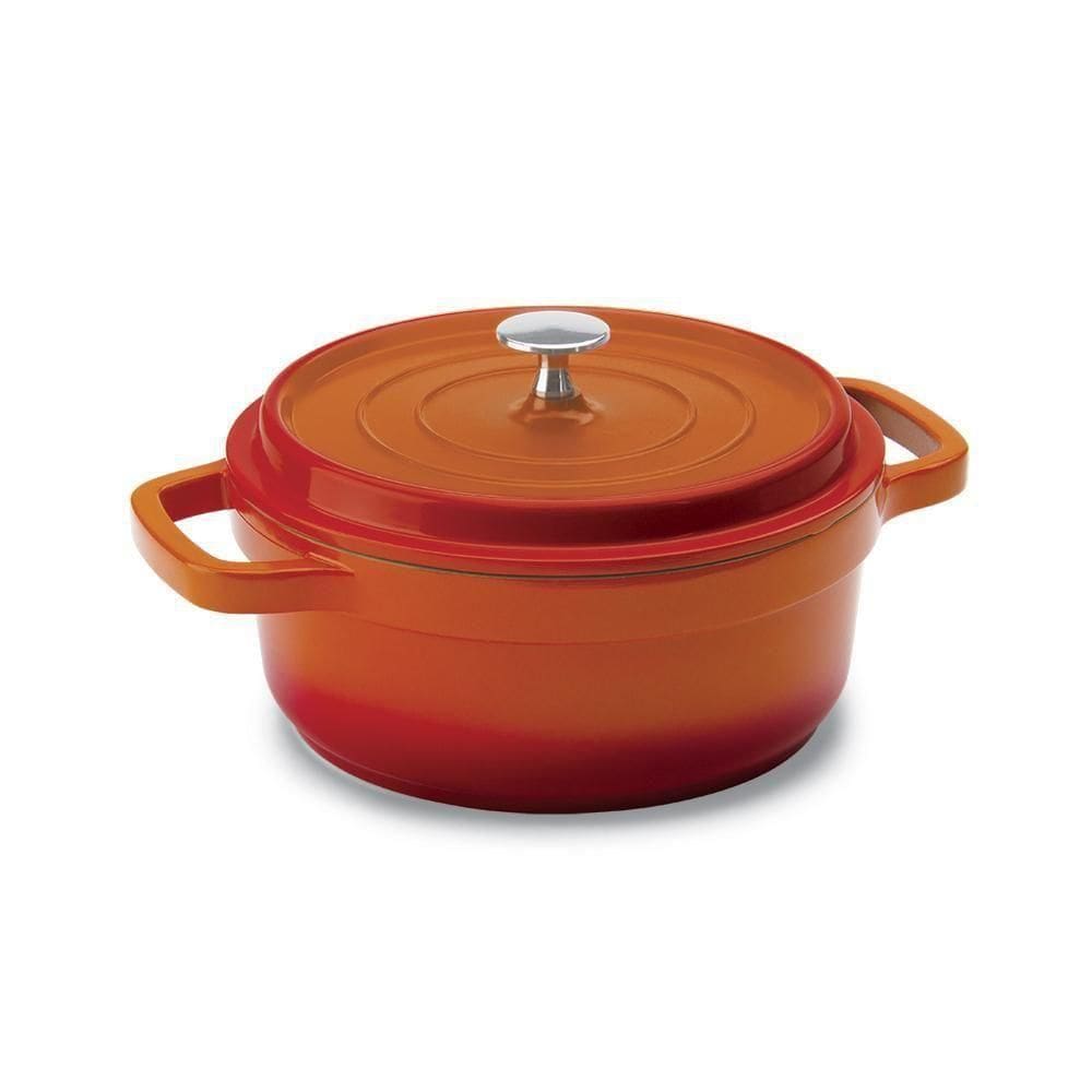 Caçarola 21,3cm De Alumínio Fundido Hercules Laranja 2,4l