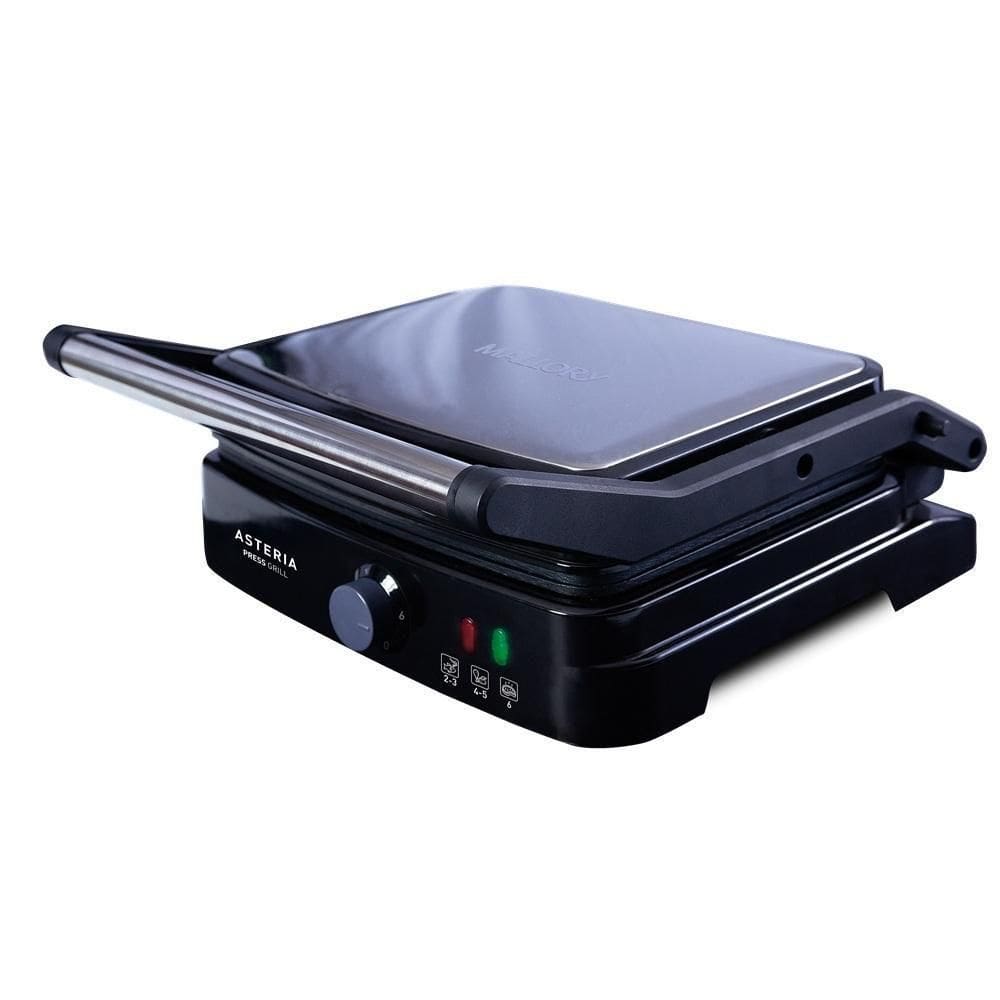 Grill Elétrico Mallory Asteria Preto E Inox 110V