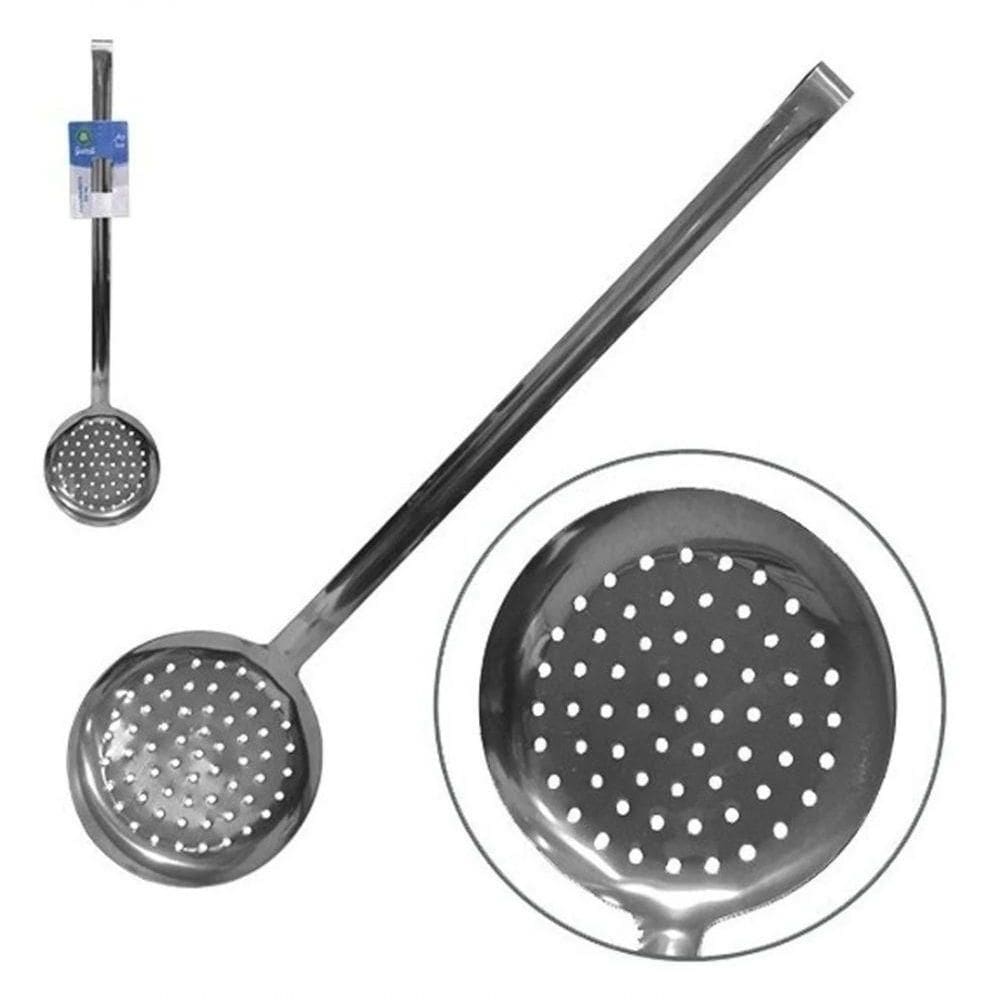 Escumadeira Gourmet Aco Inox 50cm Gedex Eco-g717