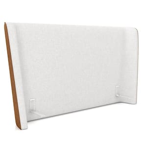 Cabeceira Cama Box Queen 160cm Nicea P02 Bouclê Off/caramelo - Mpozenato