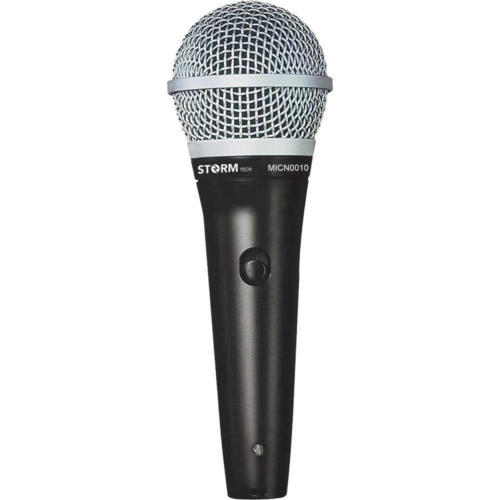 Microfone Com Fio Storm Micn00010 Preto