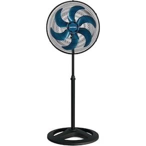 Ventilador De Coluna 50cm Turbo 6 Pás Oscilante Premium Azul 127v