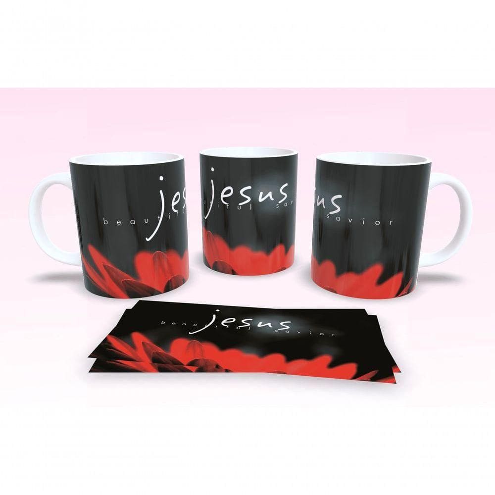 Caneca De Porcelana 325ml Decorada Frases Religiosas Estampa 33