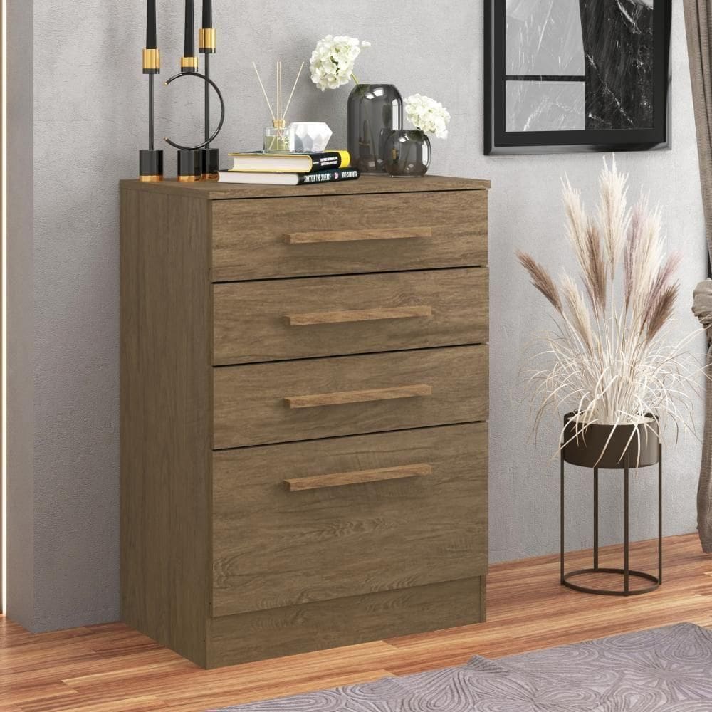 Cômoda 4 Gavetas Cm1043 Decibal Wood