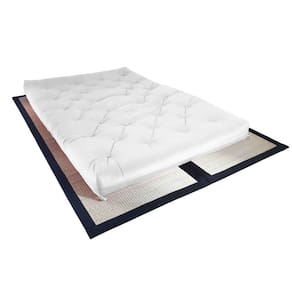 Colchão Futon King Dobrável Sofa Cama Acquablock Branco Off