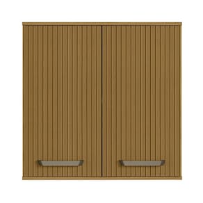 Armario Aereo 2 Portas 80 Cm Cria 12597 Freijo Ripado Pln