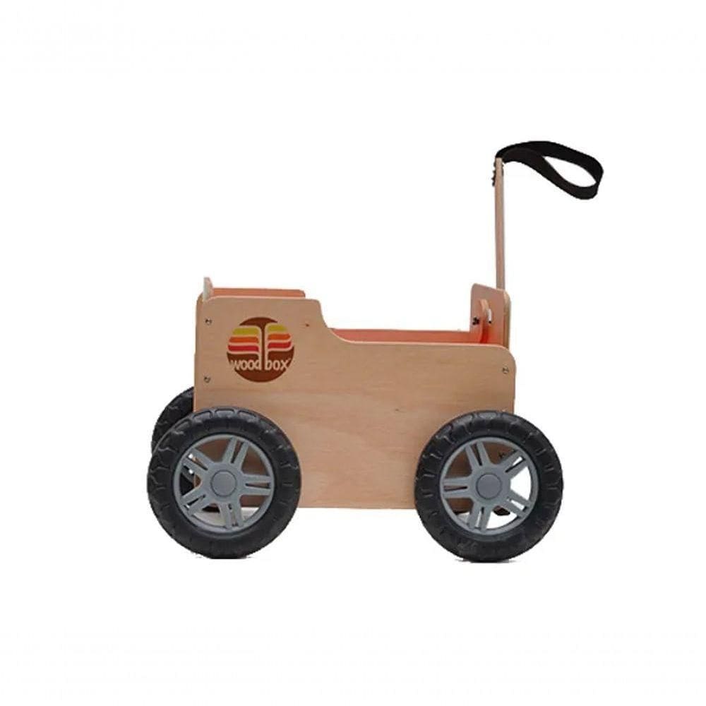 Carroção Multiuso De Madeira Camará Woodbox