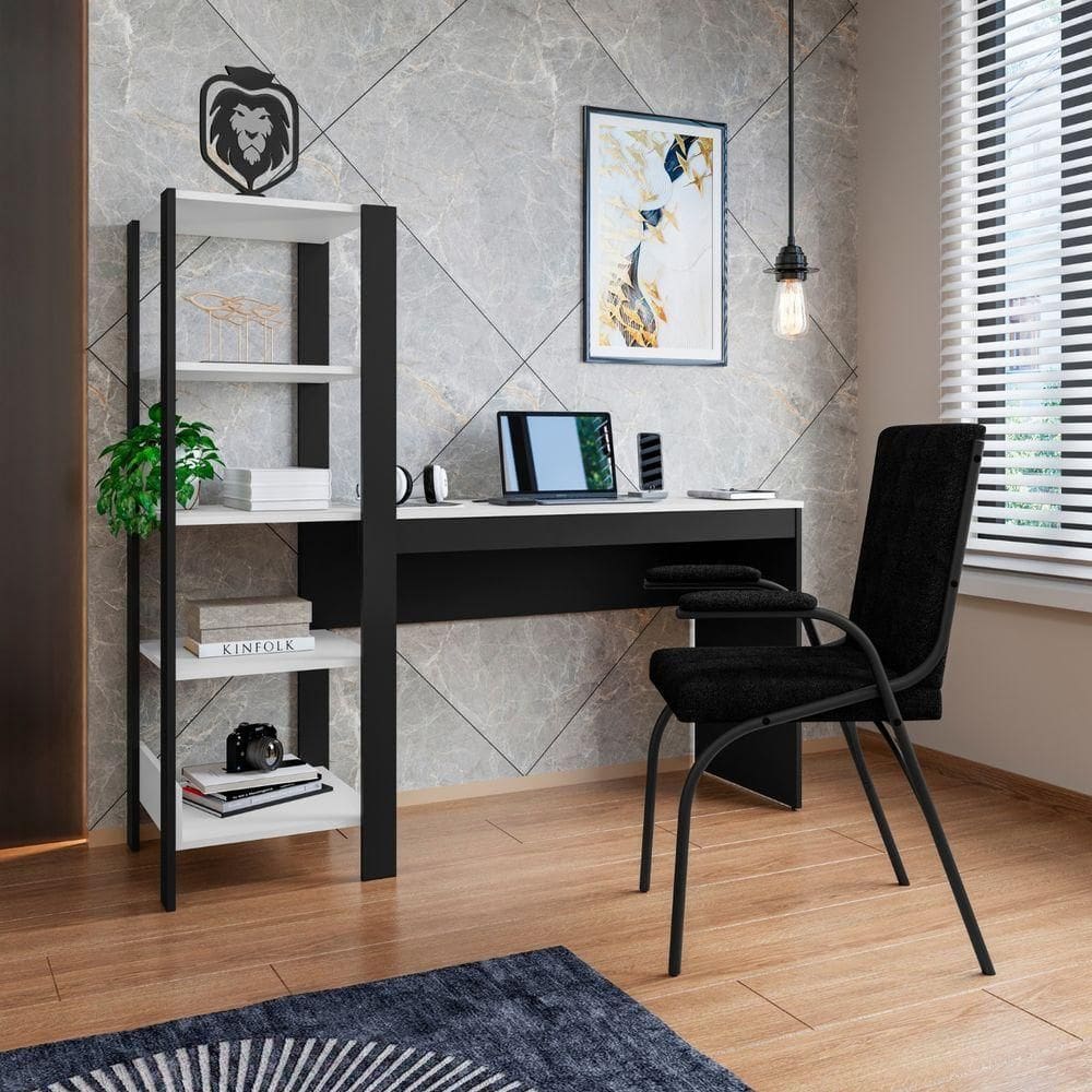 Home Office Artemis Branco 4 para Espaço de Trabalho Confortável