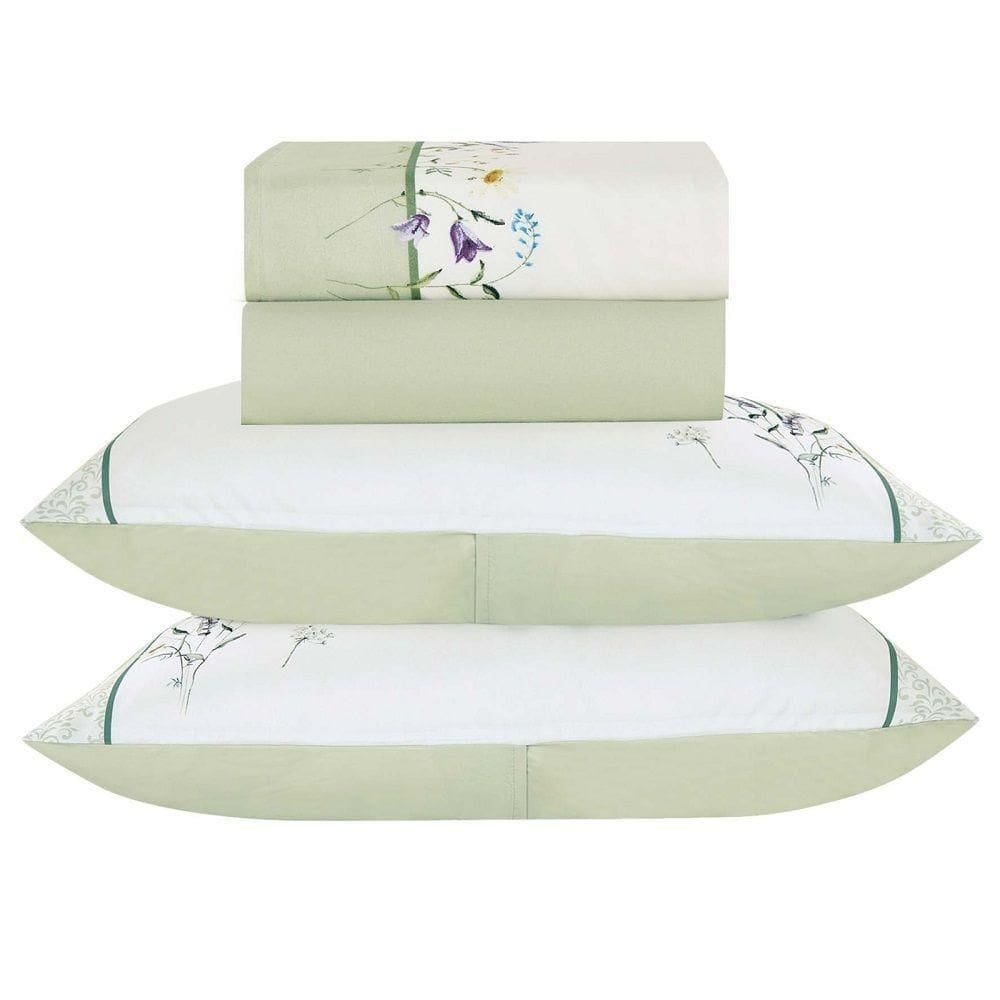 Jogo Lençol Casal Garden 4pç 100% Poliéster - Lavan