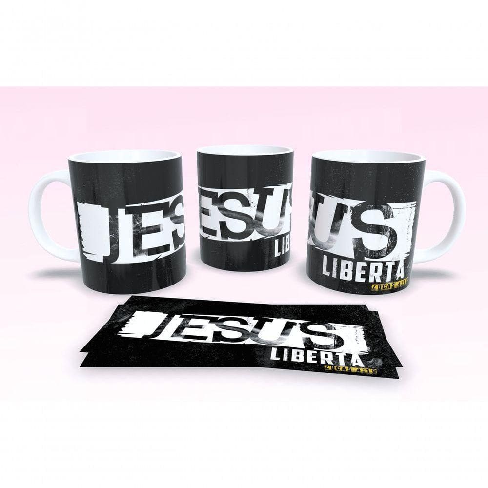 Caneca De Porcelana 325ml Decorada Frases Religiosas Estampa 53