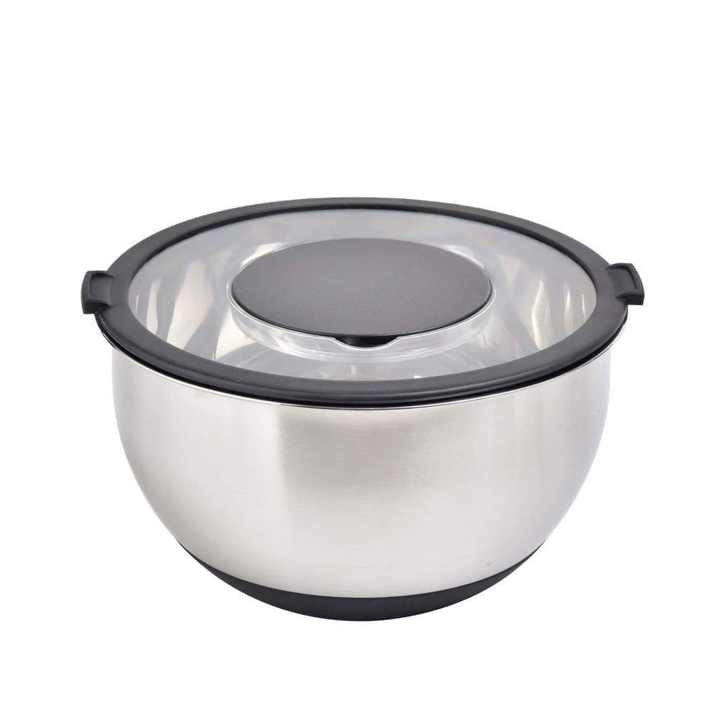 Kit 5 Peças Bowl E Ralador Em Aço Inox Kenya