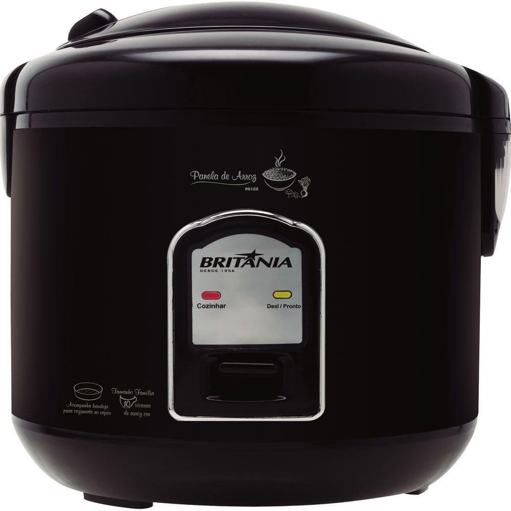 Panela Eletrica De Arroz Britania Pa5p 5 Xicaras 220v Preta