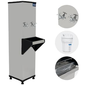 Bebedouro Industrial Coluna 25 Litros Resfriador De Água 2 torneiras KX02 Knox