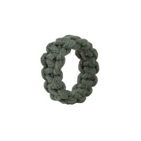 Porta Guardanapos Em Algodão Cordão Transado Mameg Verde Musgo