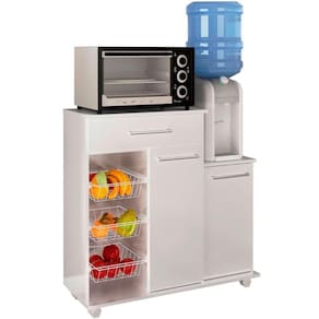 Balcao Fruteira Cozinha 2 Portas 89 Cm Mf185 Branco Dtall
