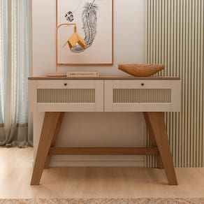 Aparador Marisa Cinamomo Off White para Sala de Estar Moderna