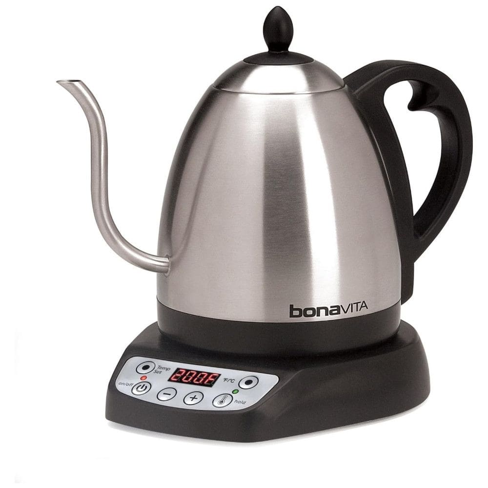 Chaleira Elétrica, 1L, Aço Inoxidável, Prateada, 110v, BONAVITA BV382510V, Prateado