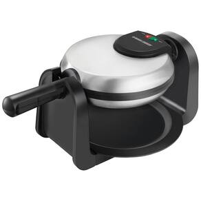 Máquina de Waffle, Aço Inox, 800W, 110v, BLACKDECKER WM1404S, Prateado