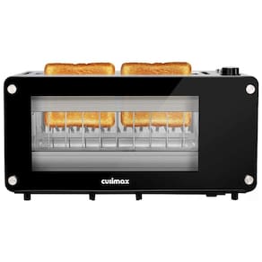 Torradeira, com 2 fatias, 1200W, preto, 110v, CUSIMAX, Preto