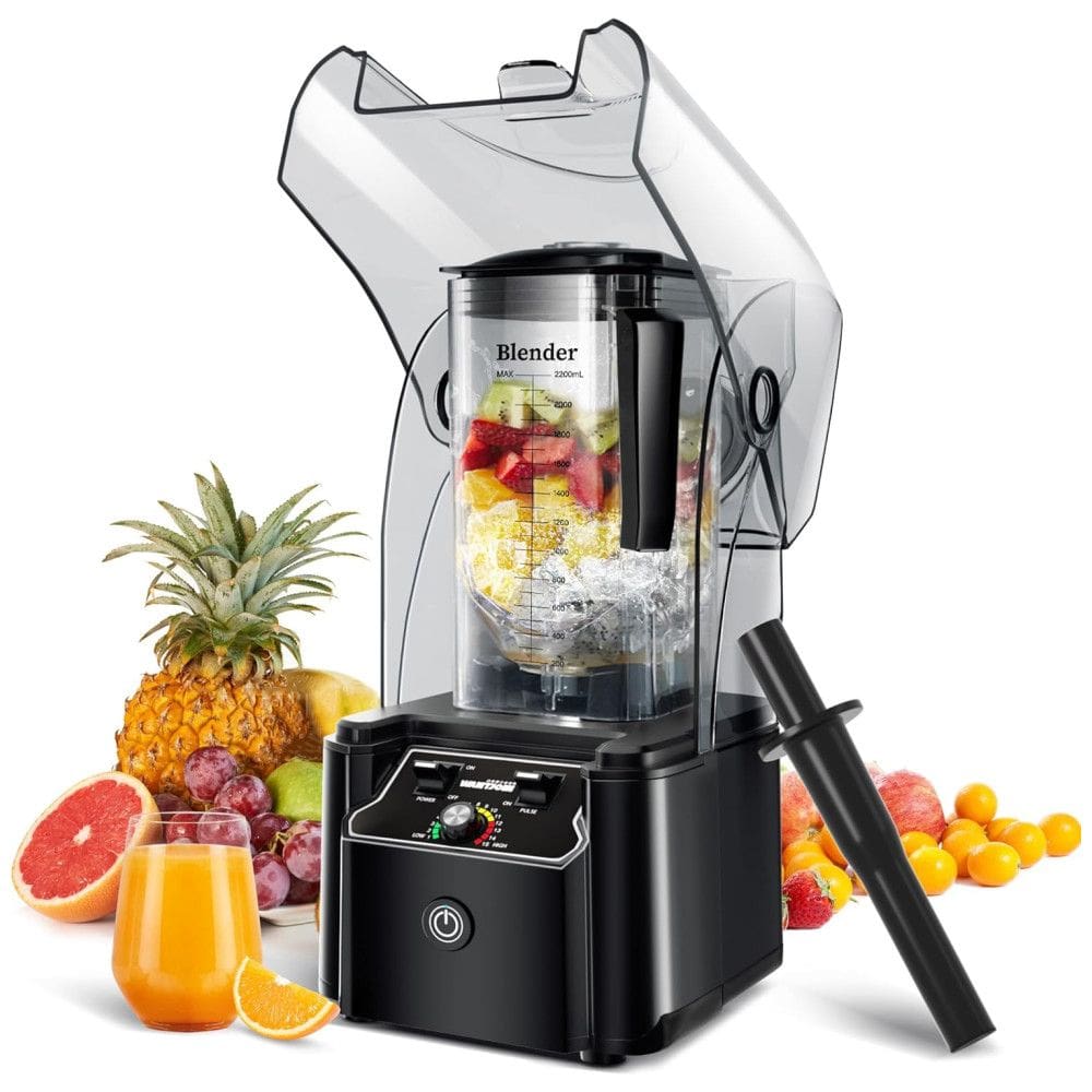 Liquidificador profissional, WANTJOIN, Preto