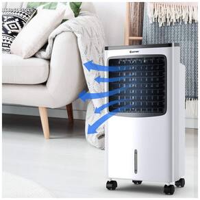 Climatizador de Ar COSTWAY, 3 Velocidades, Controle Remoto, Branco 110V