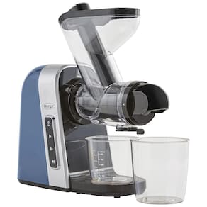 MM400BL Espremedor Elétrico para Sucos com 2 Estágios de Extração, 200W, 110v, OMEGA MM400BL13, Azul