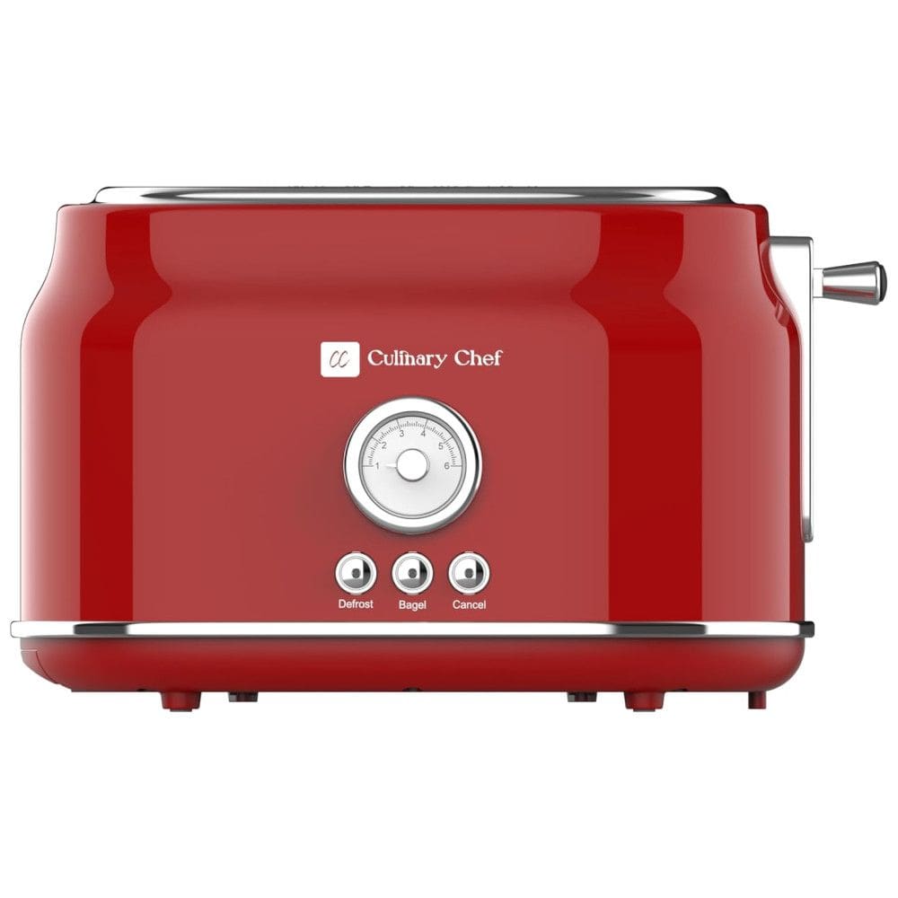 Torradeira Elétrica de 2 Fatias com 5 Níveis de Tostagem, 900W, 110v, FRIGIDAIRE ETO102 RED, Vermelho