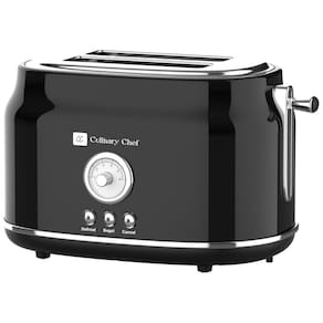 Torradeira de 2 Fatias com 6 Níveis, 900W, 110v, FRIGIDAIRE ETO102 BLACK, Preto