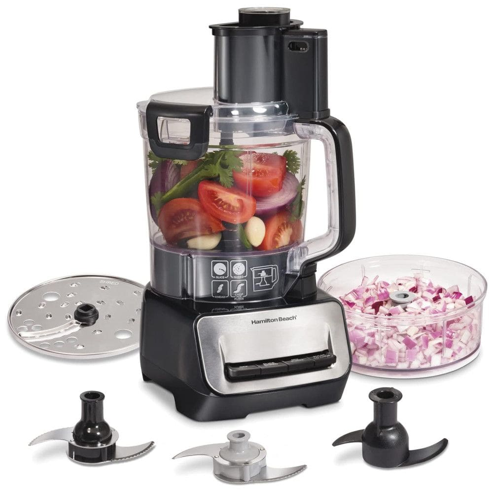 Processador de Alimentos 3.3L de Capacidade 3 Vel, 500W, 110v, HAMILTON BEACH 70585, Preto
