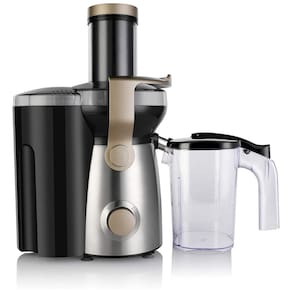 Centrífuga de Frutas com 2 Velocidades, Aço Inox, W, 110v, BRENTWOOD JC 1000, Preto