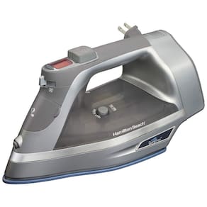 Ferro de Passar á Vapor com Controle Digital de Temperatura e Desligamento Automático, 1800W, 110v, HAMILTON BEACH 19901, Cinza