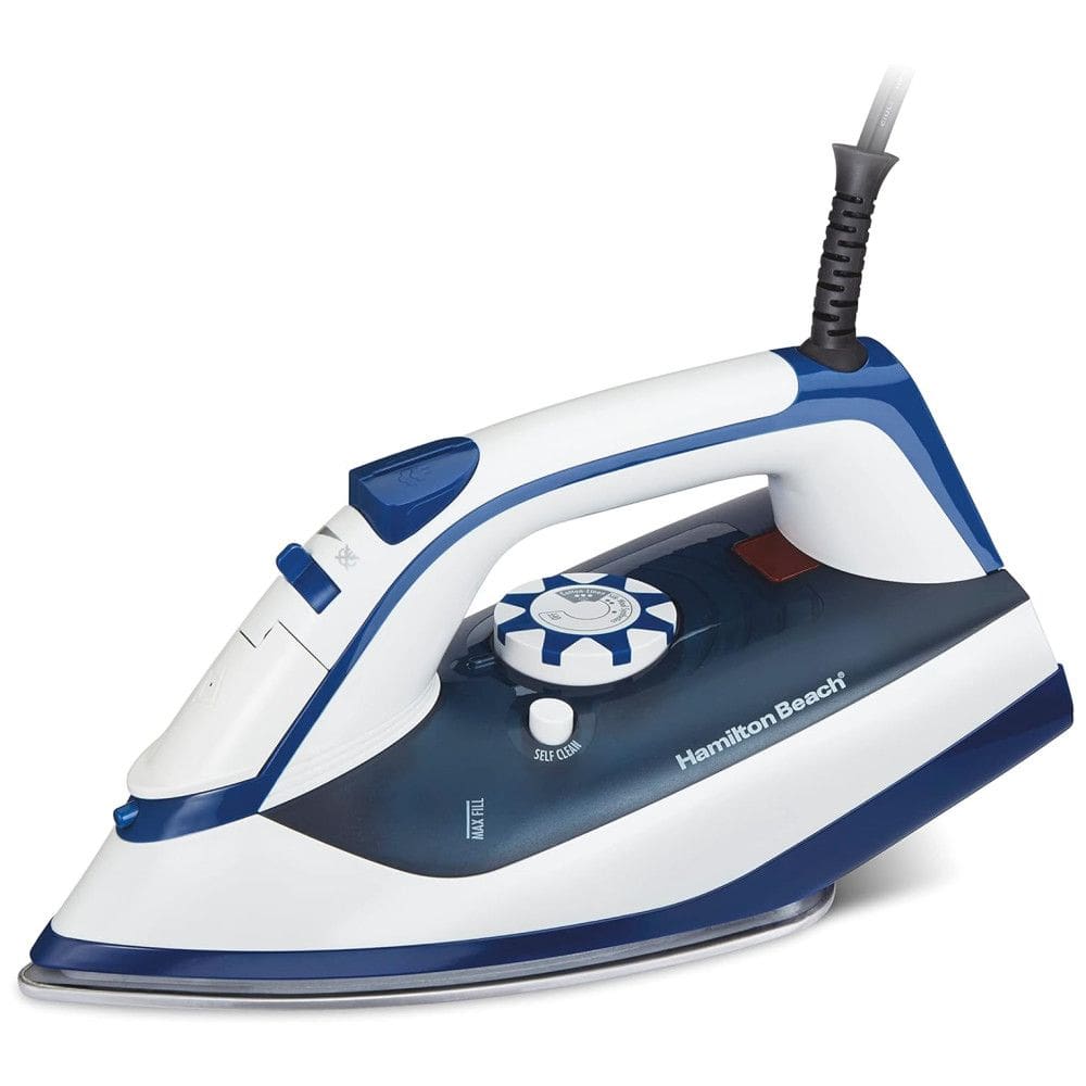 Ferro de Passar a Vapor com Antigotejamento, 1500W, 110v, HAMILTON BEACH 14650, Azul
