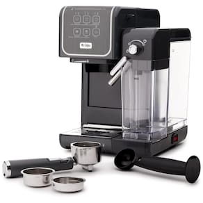 Máquina de Café Expresso Mr. Coffee com Espumador de Leite, 110V Cinza