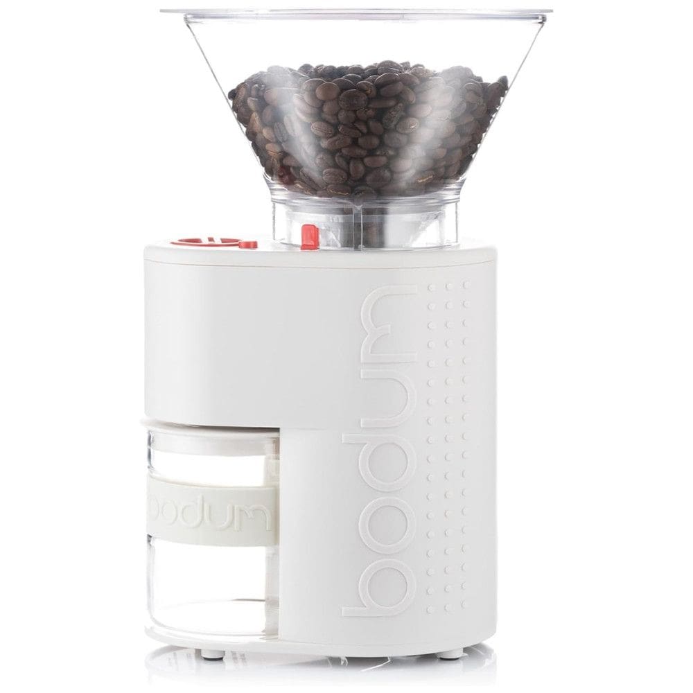 Moedor de Café 12 Níveis de Moagem até 1.2kg Aço Inoxidável, 110v, BODUM 10903 913US 3, Branco