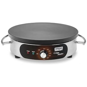 Máquina de Crepe Antiaderente 1800W, Aço Inoxidável, 110v, WARING WSC160X, Prateado