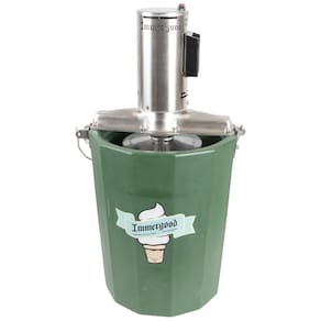Máquina de Sorvete em Aço Inoxidável Capacidade 6L, 20V, IImmergood, Verde