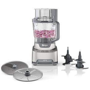 Processador de Alimentos 2,8L com 4 Funções 2 Lâminas e 2 Discos, 1200W, 110v, NINJA NF701, Cinza