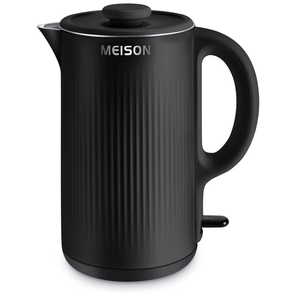Chaleira Elétrica 1.7L com Desligamento Automático e Proteção de Fervura, 110V 1200W, MEISON, Preta