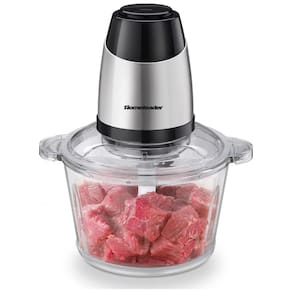 Processador de Alimentos 8 xícaras, 110V 300W, Homeleader, Prata e Preto