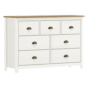 Cômoda 7 Gavetas Topázio 9174BF Branco Freijó Finestra