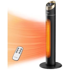 Aquecedor Elétrico para Salas Grandes com Aquecimento Silencioso, Controle Remoto e Proteção Contra Superaquecimento, 110V 1500W, G Ocean,
