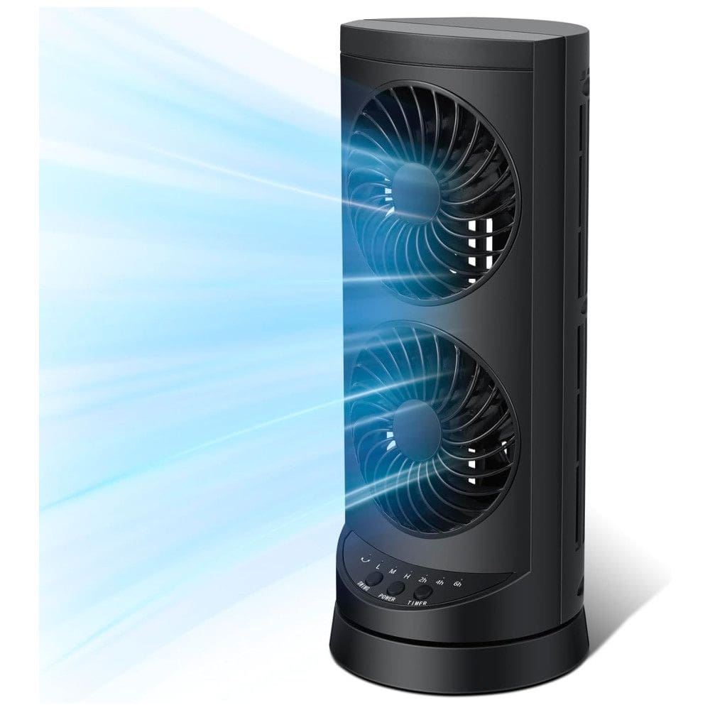 Ventilador de torre KopBeau para quarto, ventiladores de resfriamento oscilantes de 42 polegadas com ventilador potente de piso sem lâmina