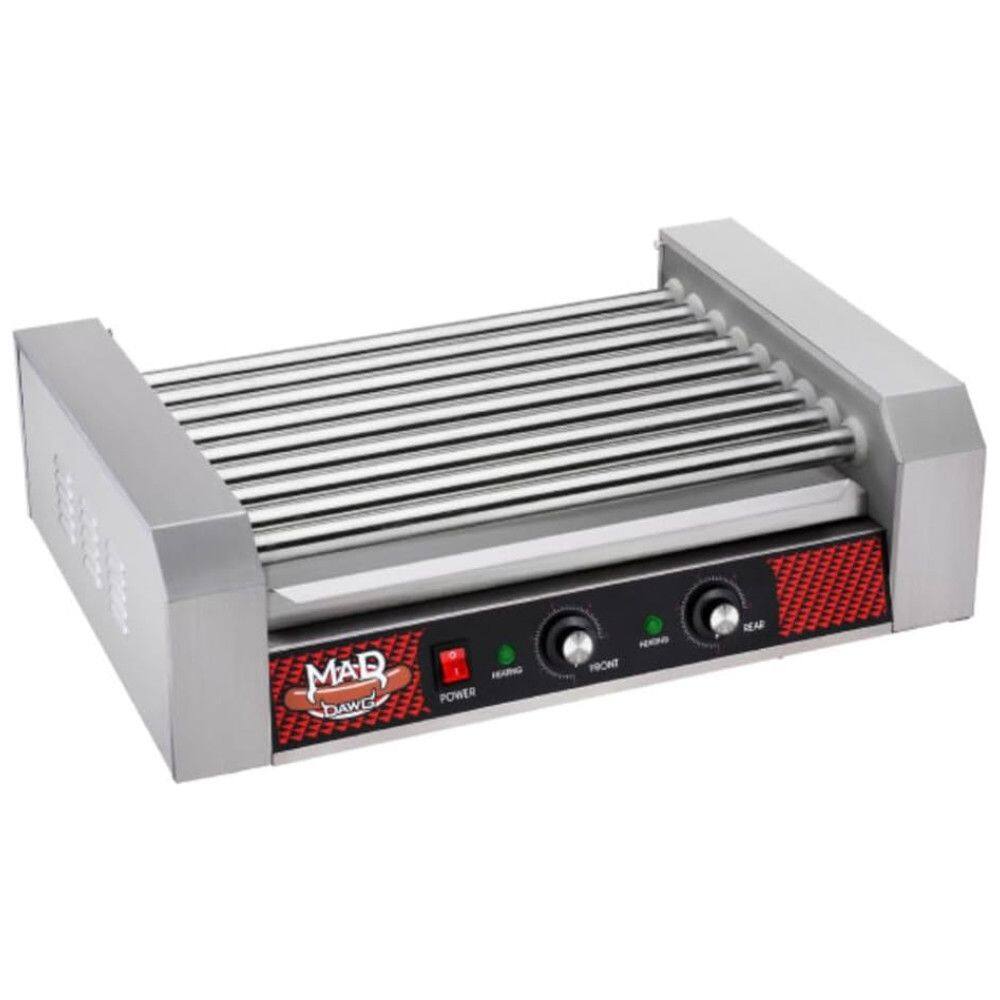 Máquina de Salsicha Profissional em Aço Inoxidável até 30 Unidades, 1650W, 110v, GREAT NORTHERN POPCORN COMPANY 4079 GNP Hotdog 9 Roll