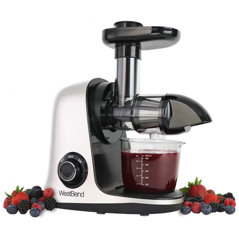 Espremedor de Frutas com Motor Silencioso, Anti Entupimento e Função Reversa, 150W, West Bend, Branco