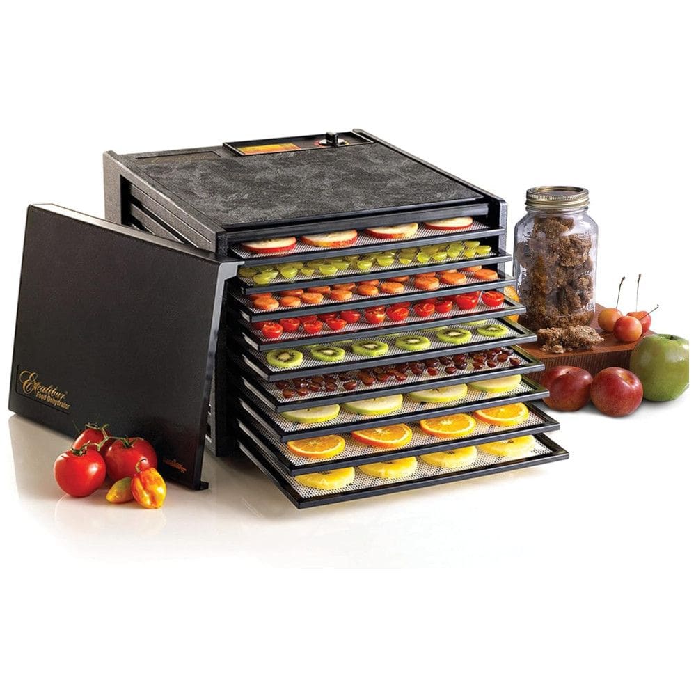 Desidratador de Alimentos 9 Tray 600W, EXCALIBUR 3900B, Preto