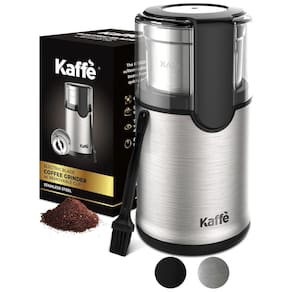 Moedor de Café Elétrico em Aço Inoxidável, 110V 150W, Kaffe, Prata