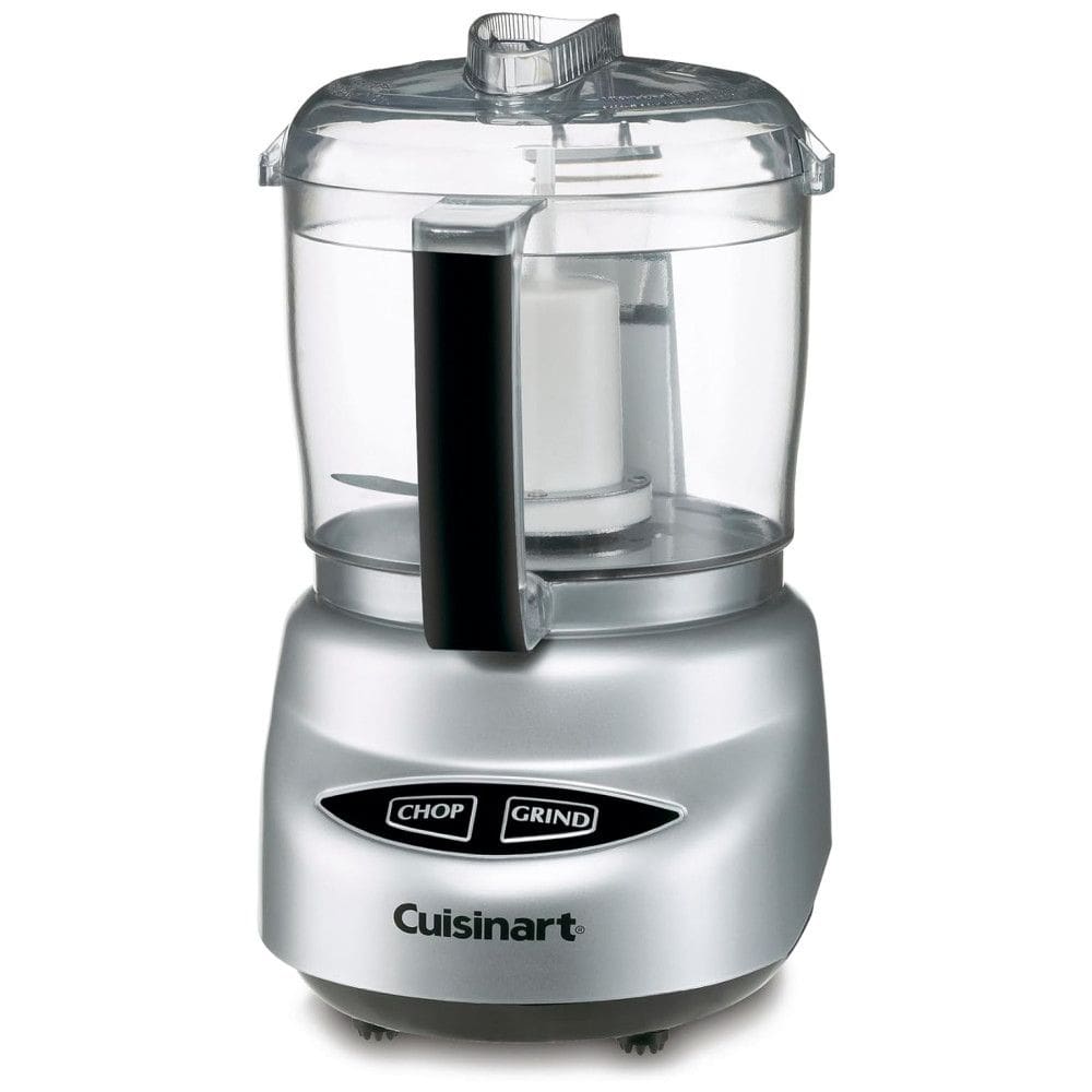 Mini Processador Plus Aço Inox Escovado Cromado 250 Watts, 110v, CUISINART DLC 2ABC, Prateado