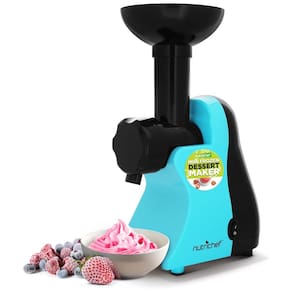 Electric Maker Máquina de Sorvete de Frutas Faz Sobremesas de Sorvete Vegano Saudáveis, Gelato de Servir Suave, Smoothie, Slushie, Iogurte