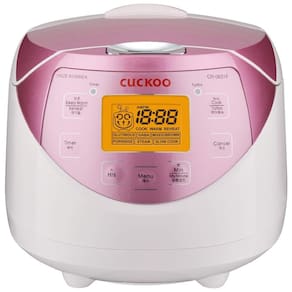 Panela elétrica e aquecedor multifuncional de arroz, rosa, CUCKOO CR 0631F, Rosa claro