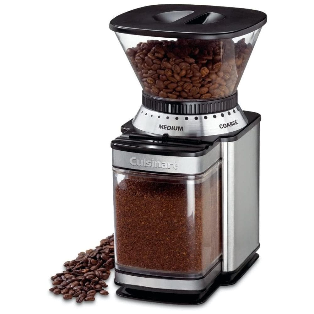 Moedor de Café Elétrico 18 Níveis, Aço Inoxidável, CUISINART DBM 8, Prateado